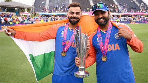 Rohit Sharma, Virat Kohli Share Special Moment During T20 .